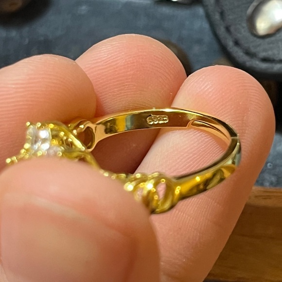 Topaz ring silverS925 national stone - Picture 4 of 7